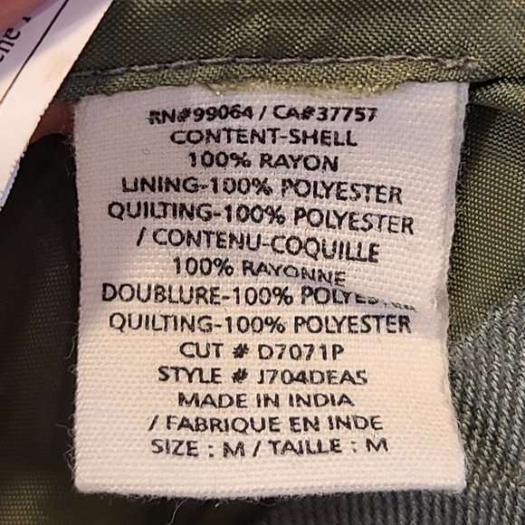 Billabong Green and Pink Patterned Bomber Jacket - Picture 8 of 11